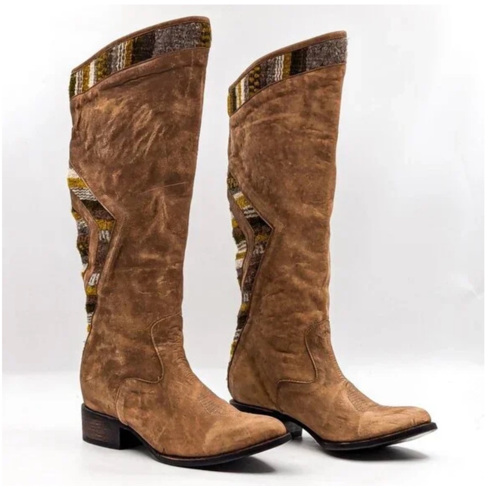Freebird by Steven Aztek Knee High Leather Boots, Size 8
